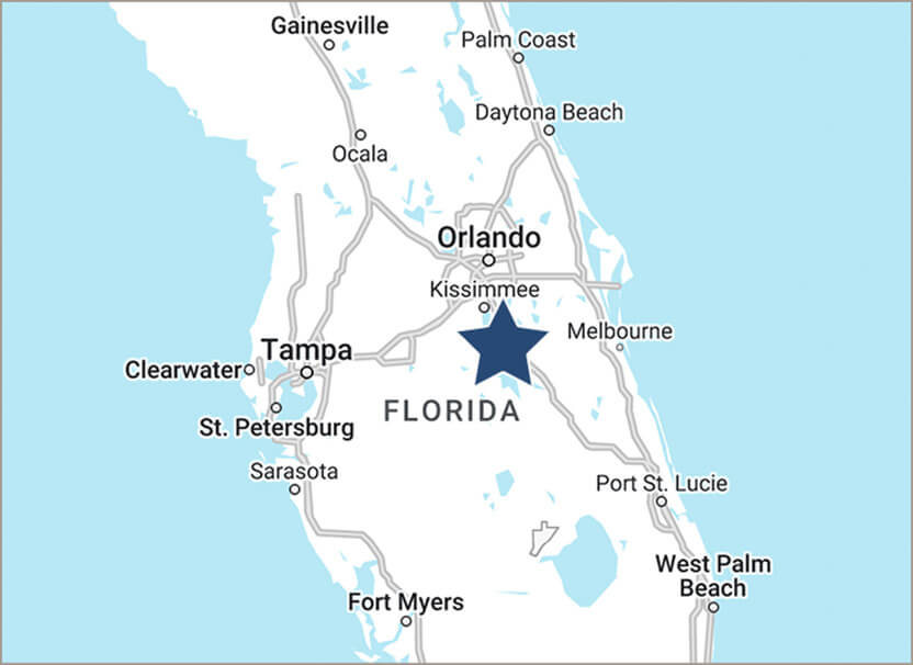Waterlin Florida Community location on a map