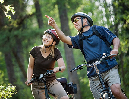 Nature trails and biking around Waterlin